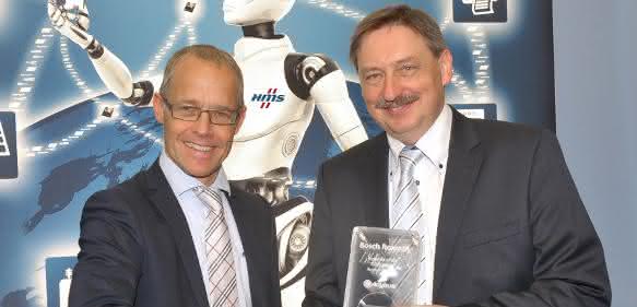 Kompaktes Kommunikationsmodul: HMS liefert dreimillionstes Anybus-Modul an Bosch Rexroth