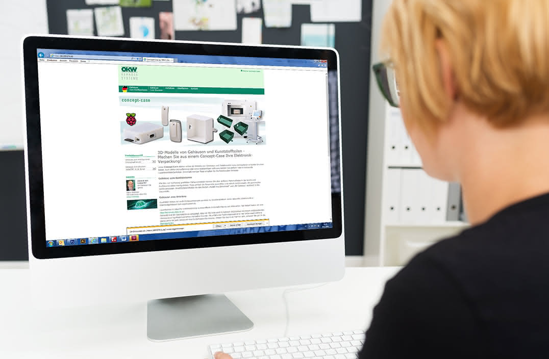Standardgehäuse am PC gestalten: Konfigurieren – und bestellen