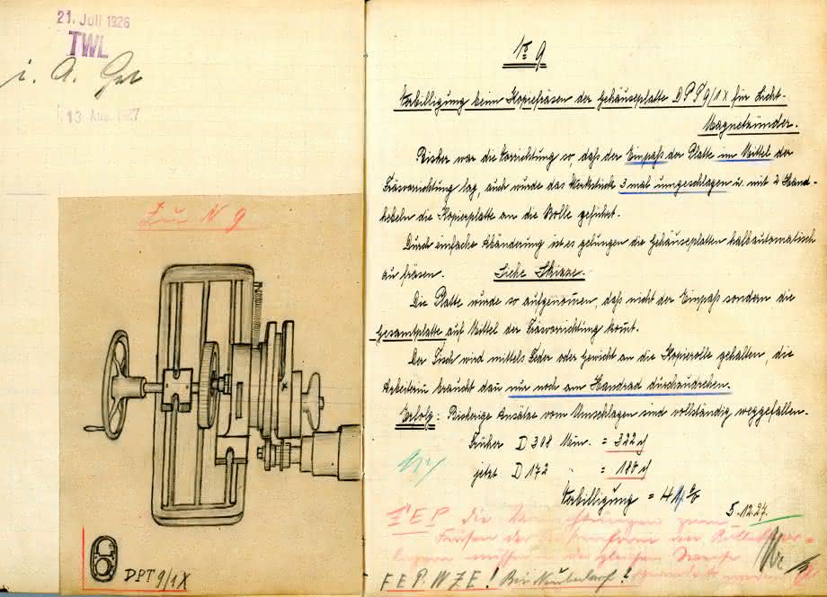 Bosch Betriebsvorschlagsbuch 1924 Bosch Betriebsvorschlagsbuch 1924