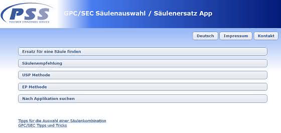 PSS Column Selection App