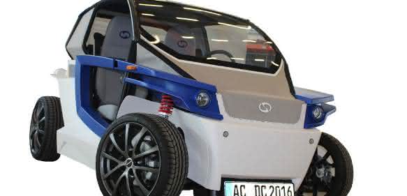 Prototyp des Elektroautos StreetScooter C16 Prototyp des Elektroautos StreetScooter C16