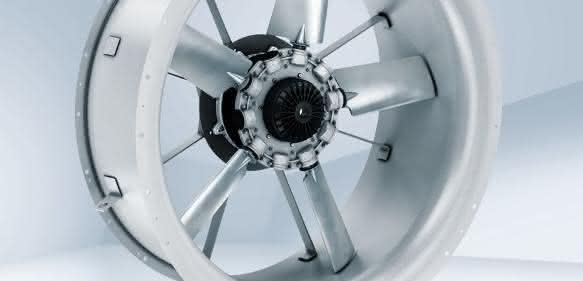 EC-Mitteldruck-Axialventilator: Effizienter Ventilator
