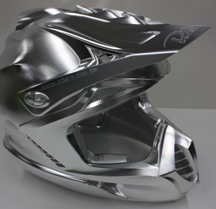 Motorradhelm gefertigt mit der hyperMILL®-5Achs-Technologie Motorradhelm gefertigt mit der hyperMILL®-5Achs-Technologie