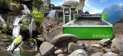 Boomende Wasserstrahlschneidetechnologie