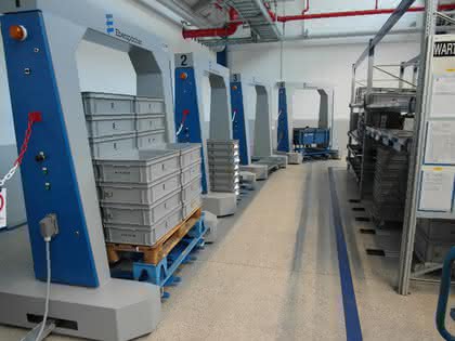 Routenzugsystem verschlankt die Intralogistik bei Eberspächer Routenzugsystem verschlankt die Intralogistik bei Eberspächer