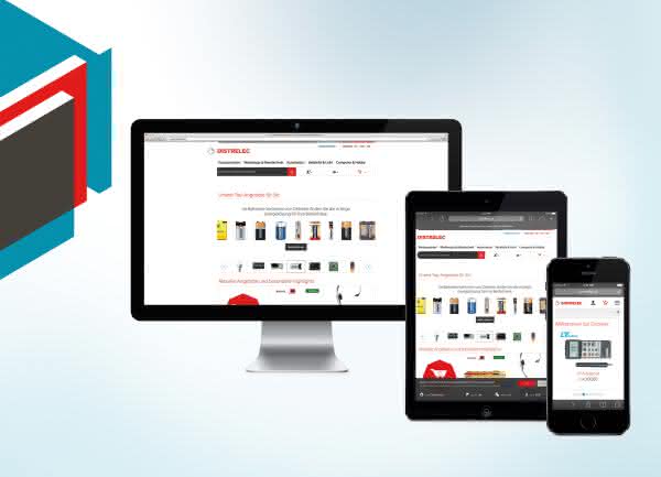 Mehr als 250.000 Produkte: Distrelecs Online-Shop im neuen Design