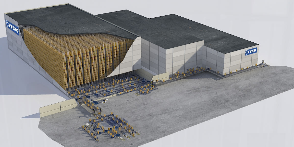 75.000 neue Plätze für das Mobiliar: SSI Schäfer rückt die Möbel bei JYSK