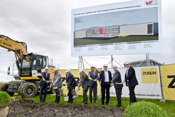 Spatenstich in Waldenburg: Würth Elektronik Eisos baut neues Logistikzentrum