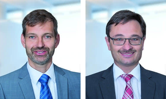 Dr. Stefan Nettesheim (links) und Klaus Forster, relyon plasma GmbH Umfirmierung: Management-Buyout bei der Reinhausen Plasma GmbH