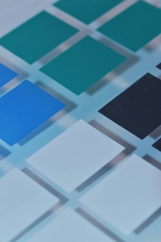 Druckfarben für Glas