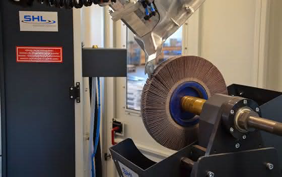 Automatische, robotergestützte SHL-Schleif- und Entgratanlage Automatische, robotergestützte SHL-Schleif- und Entgratanlage