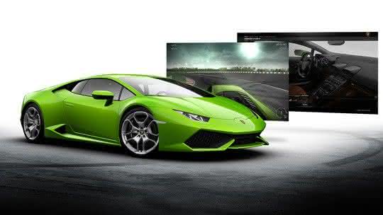 Web Car Configurator für Lamborghini Huracán: 3DXCITE gewinnt erneut Red Dot Communication Design Award