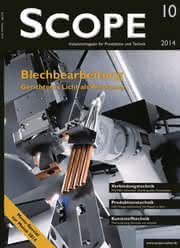 SCOPE 10/2014 Cover Industriemagazin für Produktion und Technik: Am Mittwoch erscheint die neue SCOPE