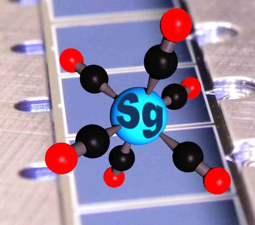 Seaborgiumhexacarbonyl-Molekül