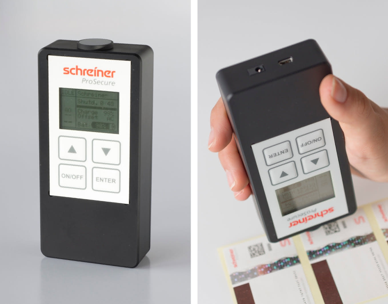 Schreiner verbessert LaserSecure:: Fingerabdruck in Farbe Schreiner verbessert LaserSecure:: Fingerabdruck in Farbe