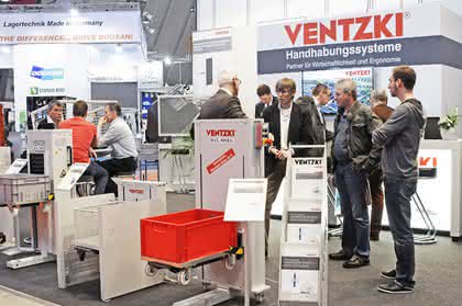 Messestand Ventzki Handling Systems