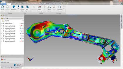 3D-Messtechnik: CAD-Modelle und Bauteile vergleichen