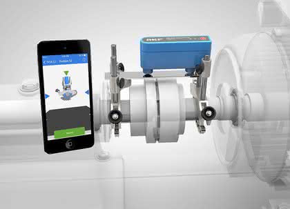 Wellenausrichtsystem: App statt Display