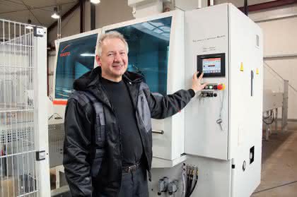 Thomas Reese, Betriebsleiter bei KTR Kunststofftechnik Kreissägeautomat: Rohre präzise sägen