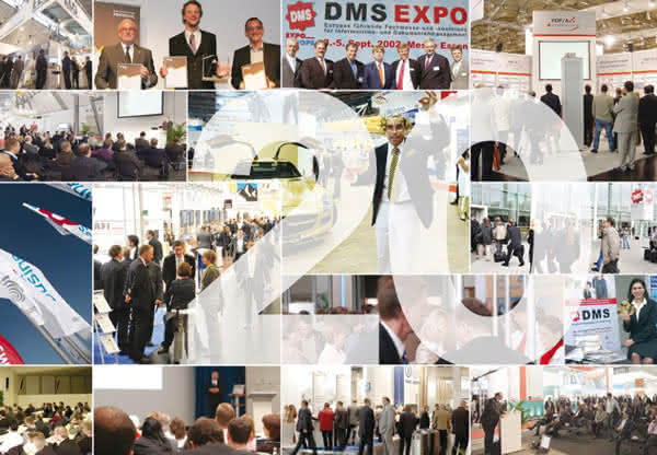 Jubiläum: DMS EXPO zum 20. Mal Jubiläum: DMS EXPO zum 20. Mal