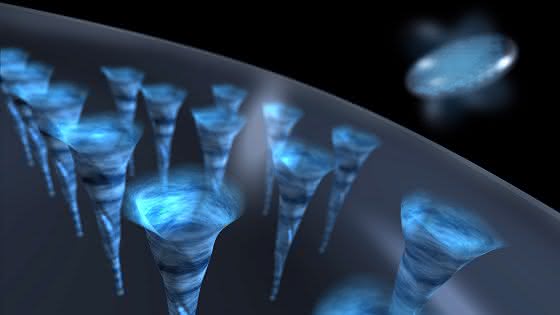 Quantenstrudel in kalten Helium-Nanotröpfchen: Nanotropfen rotieren schneller als erlaubt