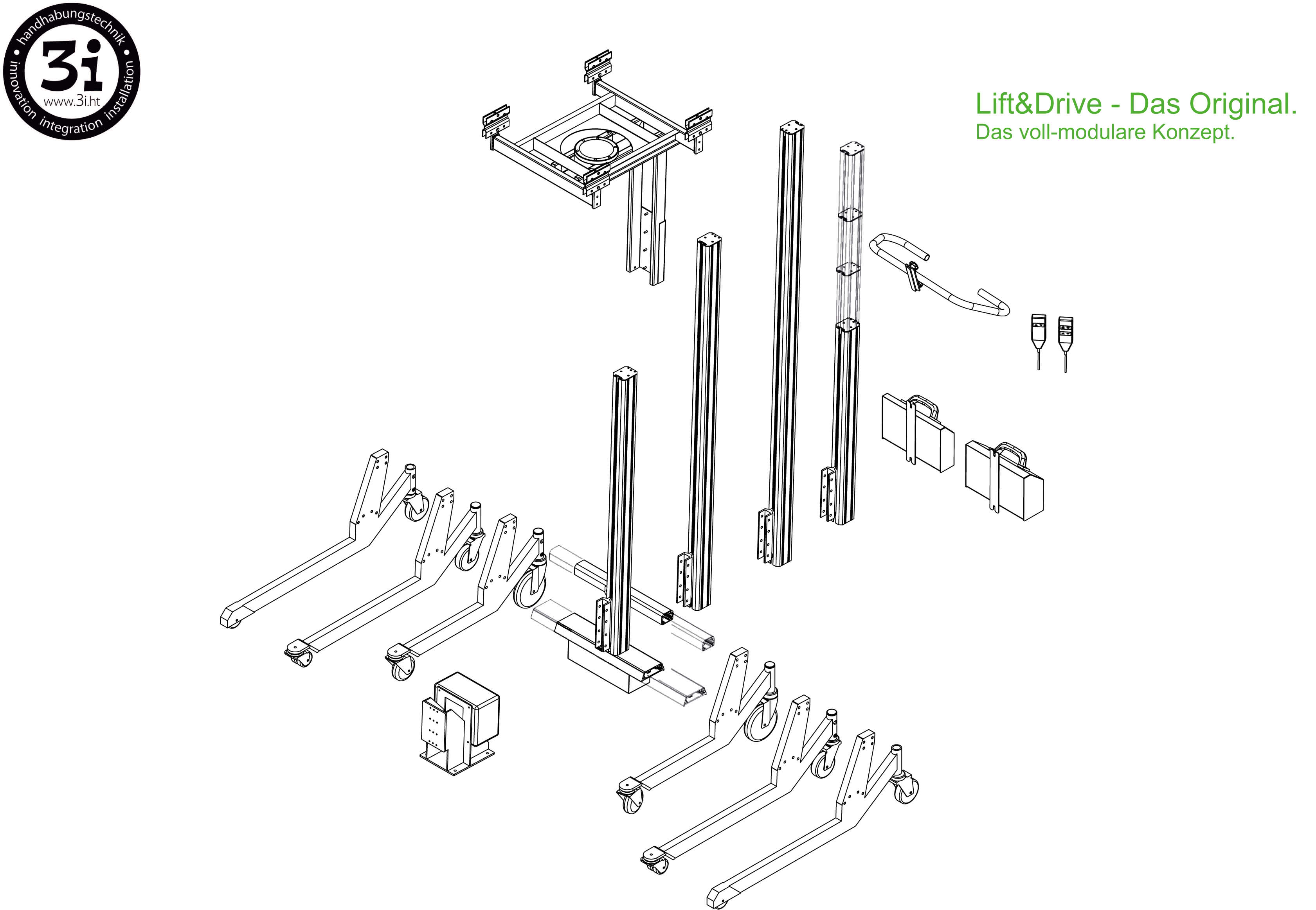Modular, ergonomisch, produktiv: Das Original der mobilen Ladelifte Modular, ergonomisch, produktiv: Das Original der mobilen Ladelifte