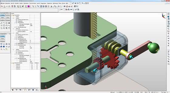 CAD-Software: Animation von Konstruktionen