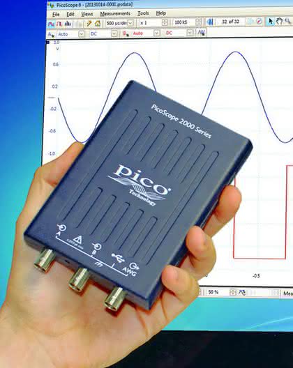 USB-Oszilloskop-Serie PicoScope 2200A: Für die Westentasche