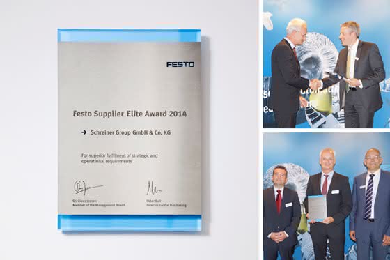 Festo lobt Schreiner: Im Elite-Himmel