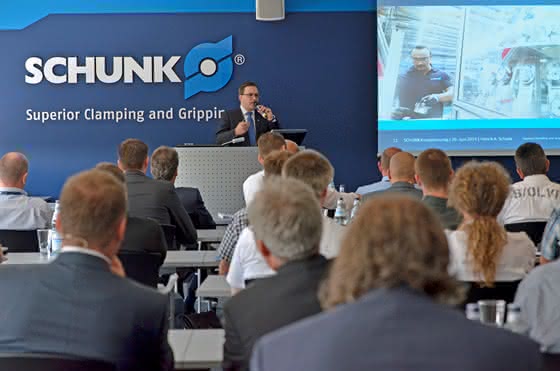 Schunk Kompetenztag bleibt am Ball: Information aus erster Hand