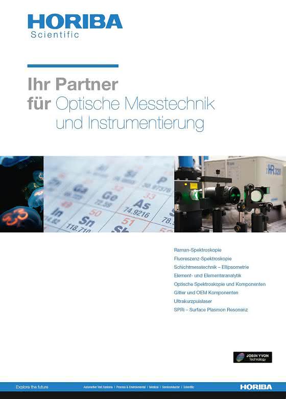 Neue Gesamtbroschüre: Optische Messtechnik und Instrumentierung