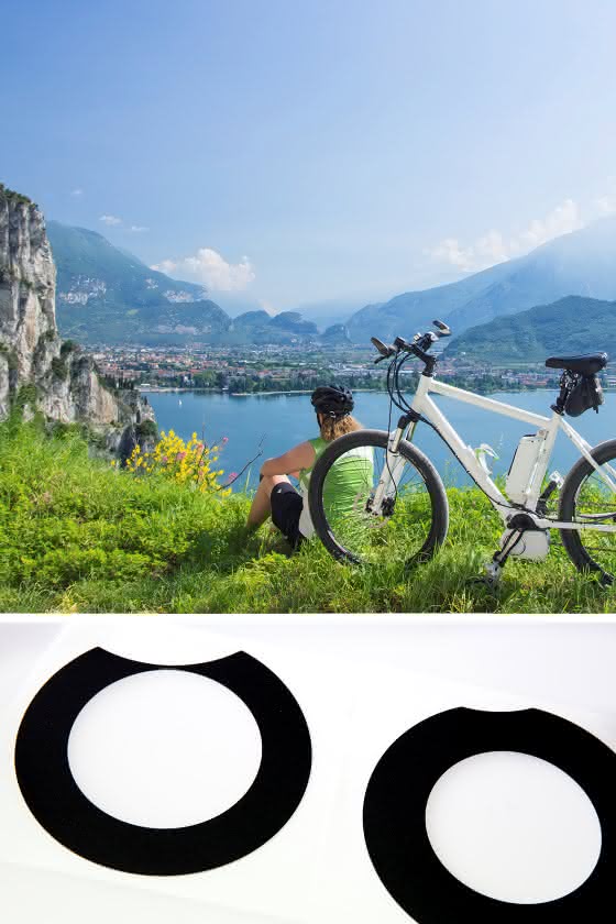 Schutz und Schmuck in einem: Designring am Antrieb