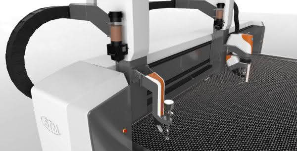 Wasserstrahlschneidesysteme: Neues Anlagendesign bei STM
