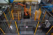 Schutzzaun: Hält Robotern stand