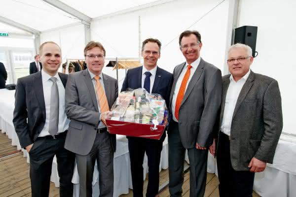 Spatenstich bei Benteler Distribution Deutschland: Kasto liefert Europas größtes Hochregallager für Rohre