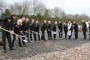 Spatenstich am Stammsitz: Arno Arnold baut neue Industriehalle