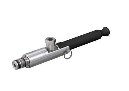 Adapter: Glattrohre auf Druck und Vakuum prüfen