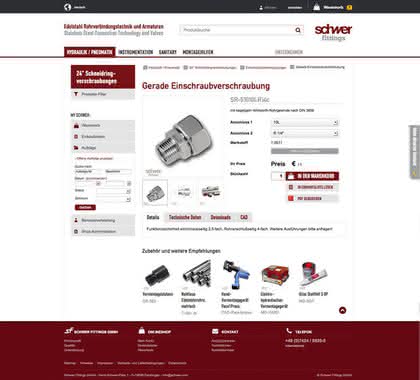 E-Shop: Edelstahl-Rohrverbindungen suchen und finden