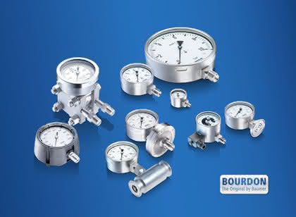 Rohrfeder-Manometer: Für einen großen Bereich Rohrfeder-Manometer: Für einen großen Bereich