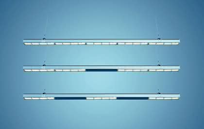 Lichtbandsystem: Flexibel an der Decke