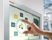 Bediengeräte Rexroth IndraControl V: Produktiver Fingerwisch