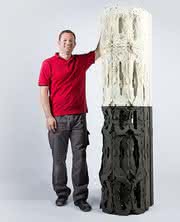 3D-Druck-Verfahren: Eine Säule aus dem Drucker