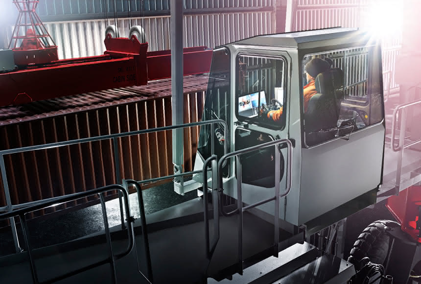 Konecranes mit neuem RTG-Konzept: Fahrer auf Containerhöhe Konecranes mit neuem RTG-Konzept: Fahrer auf Containerhöhe