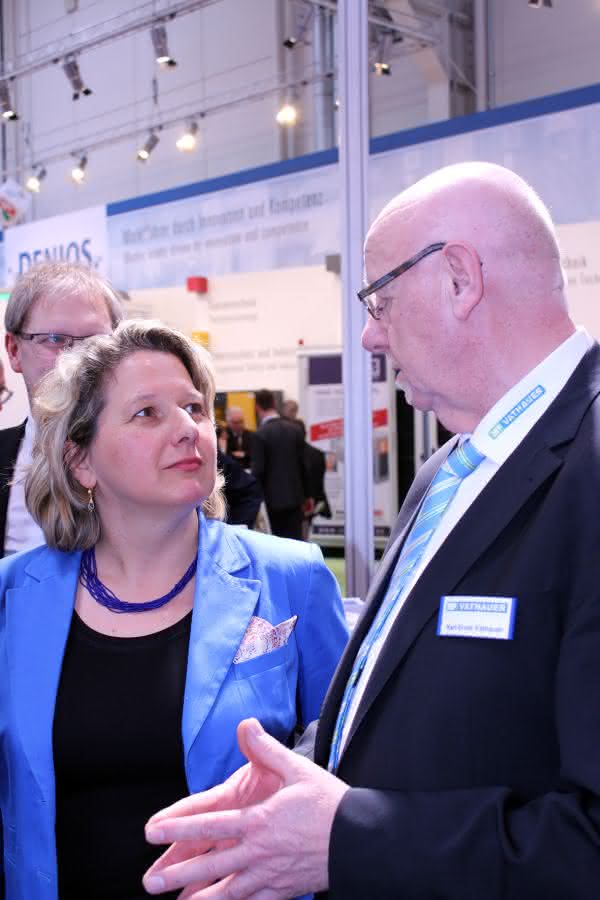 Hannover Messe 2014: NRW-Ministerin Svenja Schulze bei MSF-Vathauer