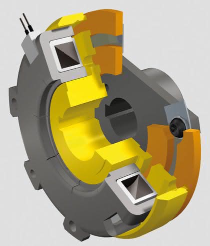 Elektromagnetkupplung: Hohe Drehmomentsicherheit bei geringer Reibarbeit Elektromagnetkupplung: Hohe Drehmomentsicherheit bei geringer Reibarbeit