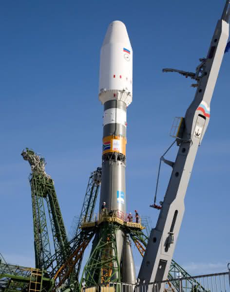 Raketenbau: „Sojus“-Rakete entsteht auf Schuler-Presse Raketenbau: „Sojus“-Rakete entsteht auf Schuler-Presse