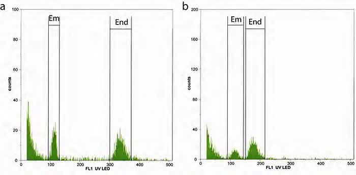 Anwendung in der Pflanzen-Reproduktionsbiologie: Durchflusszytometrie