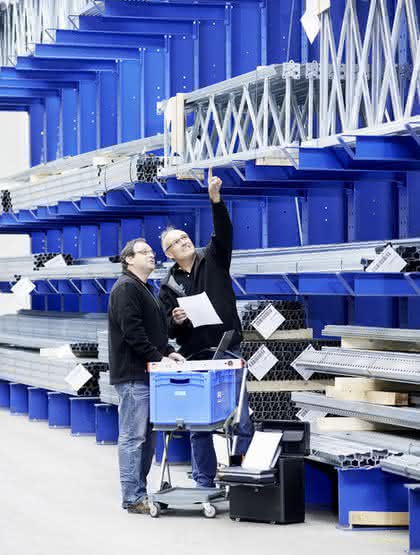 Kundendienst: Regaltechnik intensiv betreut Kundendienst: Regaltechnik intensiv betreut