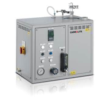 Spezialofen: Bestimmung der CO<sub>2</sub>-Reaktivität von Petrolkoks