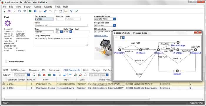 PDM-Software: Neuer Aras Innovator PDM-Software: Neuer Aras Innovator